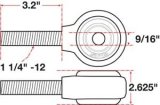 SPC Performance xAxis Rod End Ball Joint thumbnail 5
