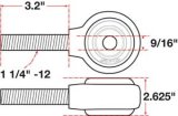 SPC Performance xAxis Rod End Ball Joint thumbnail 6