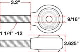 SPC Performance xAxis Rod End Ball Joint thumbnail 4