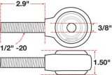SPC Performance xAxis Rod End Ball Joint thumbnail 5