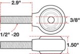 SPC Performance xAxis Rod End Ball Joint thumbnail 6