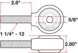 SPC Performance xAxis Rod End Ball Joint thumbnail 4