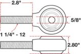 SPC Performance xAxis Rod End Ball Joint thumbnail 4