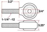 SPC Performance xAxis Rod End Ball Joint thumbnail 2