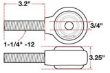 SPC Performance xAxis Rod End Ball Joint thumbnail 5