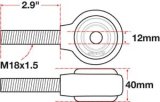 SPC Performance xAxis Rod End Ball Joint thumbnail 4