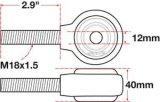 SPC Performance xAxis Rod End Ball Joint thumbnail 5