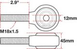 SPC Performance xAxis Rod End Ball Joint thumbnail 5