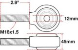 SPC Performance xAxis Rod End Ball Joint thumbnail 4