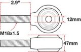 SPC Performance xAxis Rod End Ball Joint thumbnail 4