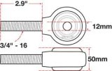 SPC Performance xAxis Rod End Ball Joint thumbnail 3