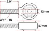 SPC Performance xAxis Rod End Ball Joint thumbnail 3