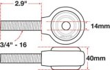 SPC Performance xAxis Rod End Ball Joint thumbnail 7