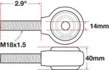 SPC Performance xAxis Rod End Ball Joint thumbnail 5
