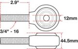 SPC Performance xAxis Rod End Ball Joint thumbnail 4