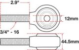 SPC Performance xAxis Rod End Ball Joint thumbnail 4