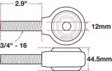 SPC Performance xAxis Rod End Ball Joint thumbnail 6