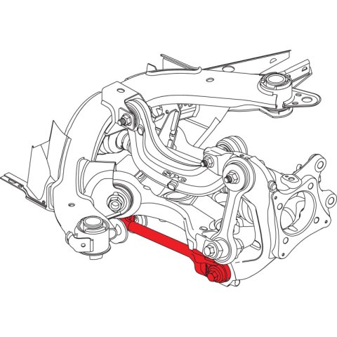SPC Performance Ford S550 Mustang Forged T6 Aluminum Rear Lower Control Arm thumbnail 5