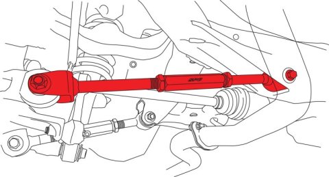 SPC Performance 00-09 Subaru Outback Rear Adjustable Toe Arm thumbnail 3