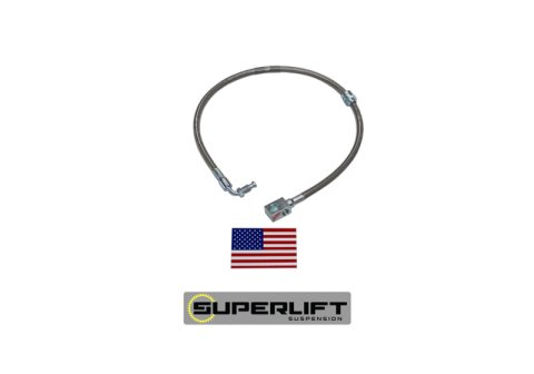 Superlift 78-79 Ford F-150/Bronco w/ 4-9in Lift Kit (Single) Bullet Proof Brake Hose thumbnail 3