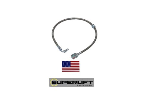 Superlift 78-79 Ford F-150/Bronco w/ 4-9in Lift Kit (Single) Bullet Proof Brake Hose thumbnail 4
