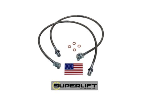 Superlift 71-78 GM Pickup/Blazer/Suburban with 8-12in Lift Kit (Pair) Bullet Proof Brake Hoses thumbnail 3