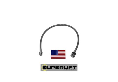 Superlift 77-86 Jeep CJ w/ 2-4in Lift Kit (Single) Bullet Proof Brake Hose thumbnail 2