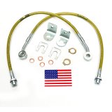 Superlift 97-05 Jeep Wrangler TJ w/ 4-6in Lift Kit (Pair) Bullet Proof Brake Hoses thumbnail 3