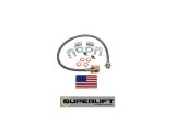 Superlift 97-05 Jeep Wrangler TJ w/ 4-6in Lift Kit (Single) Bullet Proof Brake Hose thumbnail 3