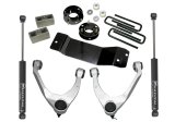 Superlift 14-18 Chevy Silv 1500 4WD 3.5in Lift Kit w/ Alum/Stamped Steel Control Arms & Rear Shocks thumbnail 5