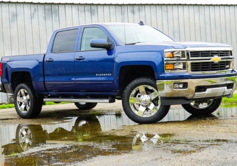 Superlift 14-18 Chevy Silv 1500 4WD 3.5in Lift Kit w/Alum/Steel Control Arms & Bilstein Rear Shocks thumbnail 8