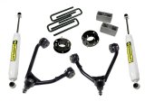 Superlift 07-16 Chevy Silv 1500 2WD 3.5in Lift Kit w/ Cast Steel Control Arms & Rear Shocks thumbnail 2