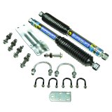 Superlift 73-91 GM 1/2 Ton 4WD Vehicles Solid Axle Dual Steering Stabilizer Kit w/ SS Shocks by BIL thumbnail 3