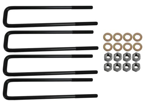 Superlift U-Bolt 4 Pack 5/8x2/1/2x14 Square w/ Hardware
