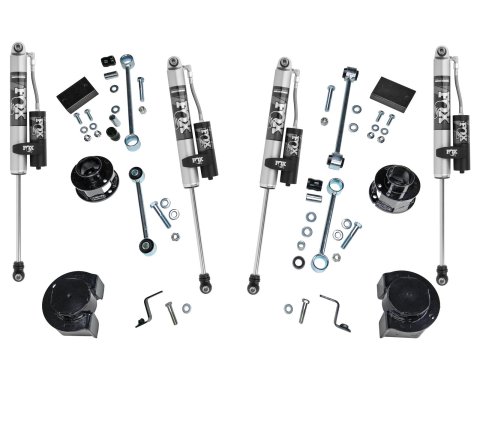 Superlift 18-22 Jeep Wrangler JL (NO Mojave) 4WD 2.5in Coil Spacer Lift Kit w/Fox 2.0 Res Shocks
