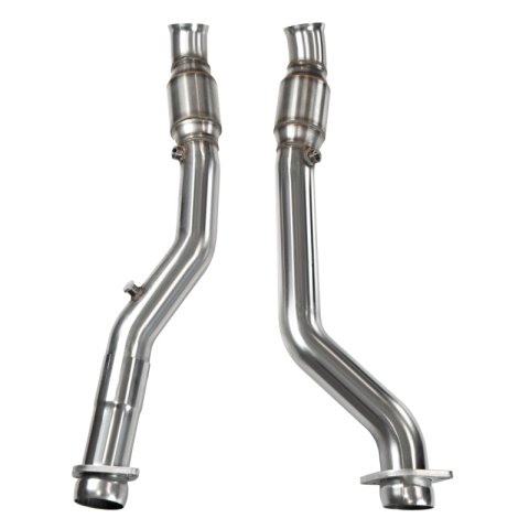 Kooks 2018+ Jeep Grand Cherokee TrackHawk 6.2L 3in Inlet x 3in OEM Outlet Catted SS Connection Pipes thumbnail 1