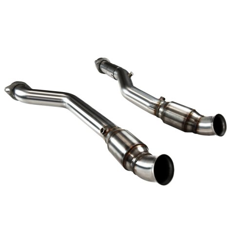 Kooks 2011+ Jeep Grand Cherokee 5.7L 3in x OEM SS Catted Connection Pipes thumbnail 1