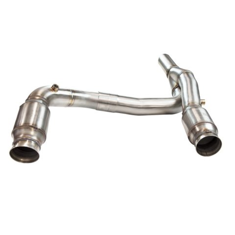 Kooks 2007+ Jeep Wrangler JK w/LS Swap 3in Catted SS Y-Pipe Kooks Headers Required thumbnail 1