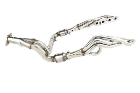 Kooks 19-20 Ram 1500 5.7L HEMI 1-7/8in x 3in SS Long Tube Headers w/ 3in x OEM GREEN Catted Y-Pipe thumbnail 1
