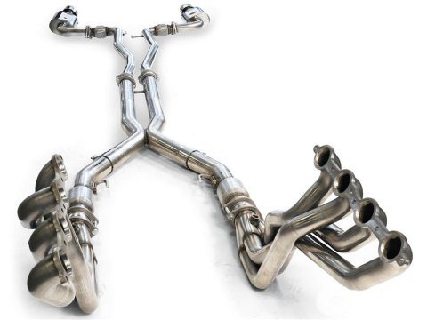 Kooks 2015+ Ford Mustang GT350 5.2L 3in Axle Back Uses Factory Tips Must Use Kooks Header and X-Pipe thumbnail 6