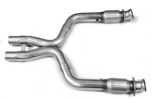 Kooks 11-14 Ford Mustang Shelby GT500 1-3/4 x 3 Header & Green Catted X-Pipe Kit thumbnail 8
