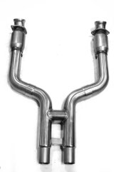 Kooks 11-14 Ford Mustang GT 1-7/8 x3 Header & Green Catted H-Pipe Kit thumbnail 3