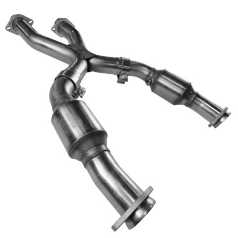 Kooks 99-04 Ford Mustang GT / Cobra 2 1/2in In x 2 1/2in OEM Out Cat SS X Pipe Kooks HDR Req thumbnail 1