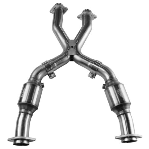 Kooks 99-04 Ford Mustang GT / Cobra 2 1/2in In x 2 1/2in OEM Out Cat SS X Pipe Kooks HDR Req thumbnail 4