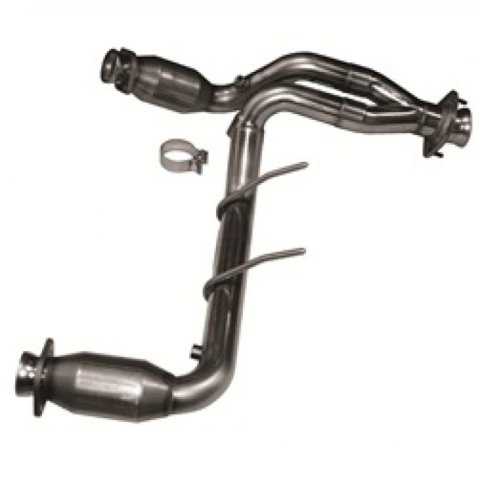 Kooks 09-10 Ford F-150/ Ford Raptor 5.4L 3V 2 1/2in x 2 1/2in OEM Cat Y Pipe Kooks HDR Req thumbnail 2