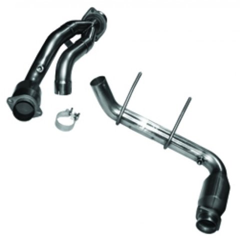 Kooks 09-10 Ford F-150/ Ford Raptor 5.4L 3V 2 1/2in x 2 1/2in OEM Cat Y Pipe Kooks HDR Req thumbnail 4