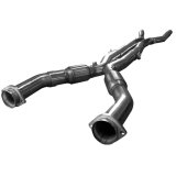 Kooks 09-14 Cadillac CTS-V Sedan/Wagon (Not Coupe) LS9 6.2L 3in x 2 1/2in OEM Out X-Pipe w/GREEN Cat thumbnail 2