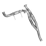 Kooks 10-14 Ford Raptor SVT 6.2L 4V ALL 3in SS OEM Exhaust GREEN Cat Y Pipe thumbnail 2