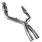 Kooks 05-10 Ford Mustang GT 2 1/2in x 2 1/2in OEM Exhaust GREEN Cat X Pipe thumbnail 5