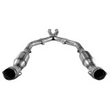 Kooks 05-10 Ford Mustang GT 2 1/2in x 2 1/2in OEM Exhaust GREEN Cat X Pipe thumbnail 6